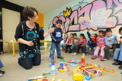 Atelier hygiène de vie à la cité de la Bricarde, Marseille 2008