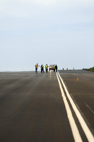 Travaux d'agrandissement de l'aéroport de Bamako au Mali pour le groupement Sogéa Satom   Fayat. Juin 2012